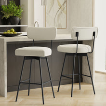 Load image into Gallery viewer, Giselle - Swivel Bar Stool (Set of 2)