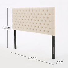 Load image into Gallery viewer, Annecy - Contemporary Upholstered Headboard