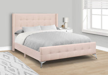 Load image into Gallery viewer, Queen Size Bed Upholstered - Pink