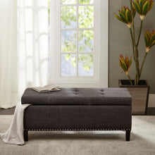Load image into Gallery viewer, Modern Tufted Top Soft Close Storage Bench