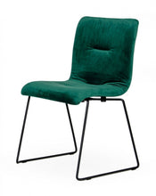 Load image into Gallery viewer, Upholstered Fabric Dining Side Chairs (Set of 2) - Green