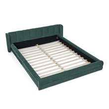 Load image into Gallery viewer, Modern Upholstered Bed Frame With Thick Fabric And Headboard