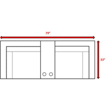 Load image into Gallery viewer, Outdoor Seating Group With Cushions 2 Person - Gray