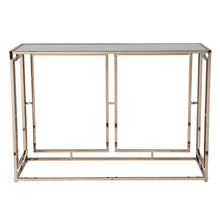 Load image into Gallery viewer, Faux Marble Frame Console Table - Champagne / Gold