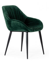 Load image into Gallery viewer, Slouchy Modern Dining Chair - Emerald