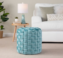 Load image into Gallery viewer, Braided - Versatile Round Ottoman