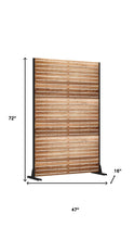 Load image into Gallery viewer, Three Panel Screen Room Divider (720041) - Brown