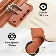 Load image into Gallery viewer, Hardshell Luggage Sets 2 Pieces + Bag Spinner Suitcase With Tsa Lock Lightweight 20" / 24"