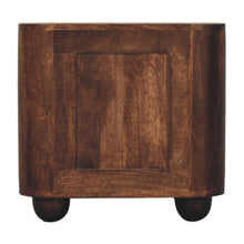 Load image into Gallery viewer, 21" Solid Wood Distressed Two Drawer Nightstand - Brown