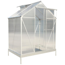 Load image into Gallery viewer, Polycarbonate house, Heavy Duty Outdoor Aluminum Walk-In House Kit With Rain Gutter, Vent And Door For Backyard Garden