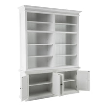 Load image into Gallery viewer, Adjustable Four Tier Bookcase (397127) - White