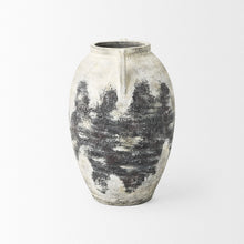 Load image into Gallery viewer, Ombre Amphora Floor Vase (729959) - Black / White