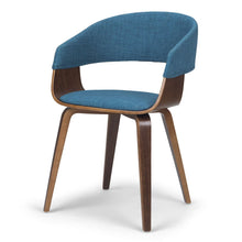 Load image into Gallery viewer, Dining Parsons Wood Chair - Blue / Walnut