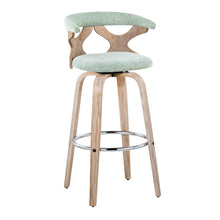 Load image into Gallery viewer, Gardenia - Contemporary Fixed Height Barstool With Swivel With Round Footrest (Set of 2)