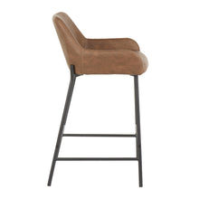 Load image into Gallery viewer, Daniella - Industrial Fixed Height Counter Stool (Set of 2)