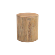 Load image into Gallery viewer, Solid Wood Round End Table - Natural