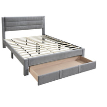 Load image into Gallery viewer, Contemporary Bed With Storage Drawer