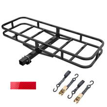 Load image into Gallery viewer, Heavy Duty Alloy Steel Cargo Basket With 500 Lbs Load Capacity In For Cars, Suvs, Trucks, And Trailers - Black