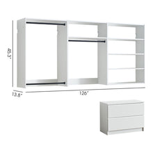 Load image into Gallery viewer, Devi - Wall Mounted Wood Closet System & Modular Units