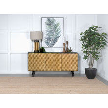 Load image into Gallery viewer, Madrid - 3 Door Accent Cabinet Doors - Natural / Black