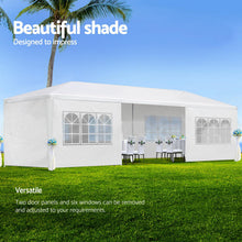 Load image into Gallery viewer, 10X30' Wedding Party Canopy Tent Outdoor Gazebo With Removable Sidewalls