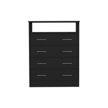 Load image into Gallery viewer, Four Drawer Dresser (737988) - Black