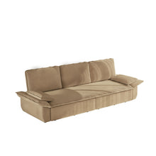 Load image into Gallery viewer, King Size Pull Out Sofa Bed, 3 In 1 Convertible Multifunctional