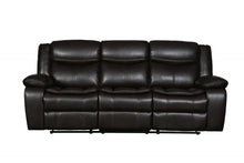 Load image into Gallery viewer, Italian Leather Sofa - Brown / Black