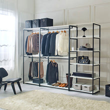 Load image into Gallery viewer, Fiona - Freestanding 3 Tower System Walk-In Closet With 7 Shelf - White