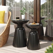 Load image into Gallery viewer, Serenita - Outdoor Side Tables With Flared Design (Set of 2)