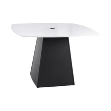 Load image into Gallery viewer, Rounded Square Outdoor Pedestal Dining Table