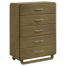 Load image into Gallery viewer, Tully - 5 Drawer Chest - Nutmeg Brown