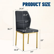 Load image into Gallery viewer, Luxury Simple Chair With Metal Leg