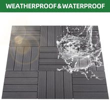 Load image into Gallery viewer, DIY Interlocking Deck Tiles Waterproof Outdoor And Indoor Flooring - Gray