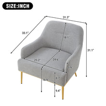 Load image into Gallery viewer, Modern Elegance Accent Chair With Curved Backrest
