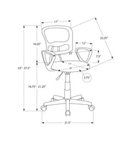 Load image into Gallery viewer, Office Chair, Adjustable Height, Swivel, Ergonomic, Armrests, Mesh, Contemporary / Modern - Black