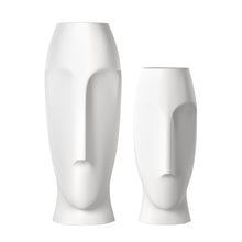 Load image into Gallery viewer, Cylinder Table Vases (Set of 2) - White