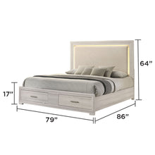 Load image into Gallery viewer, Colorado - Bedroom Set With Upholstered LED Headboard