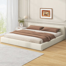 Load image into Gallery viewer, Stylish Upholstered Bed With Birch Wood Frame