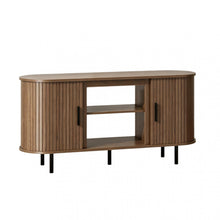Load image into Gallery viewer, Fireplace TV Stand With Fireplace (734218) - Brown