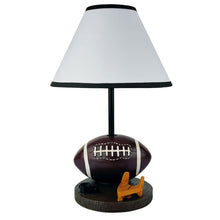 Load image into Gallery viewer, Bedside Table Lamp With White Shade - Brown