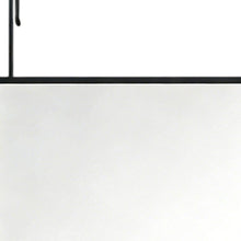 Load image into Gallery viewer, Aluminum Over the Door Framed Cheval Mirror - Black