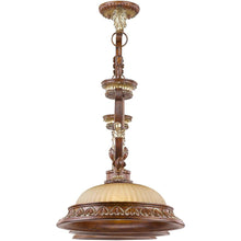 Load image into Gallery viewer, 21" Three Light Metal Dimmable Chandelier With Shades - Bronze