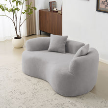Load image into Gallery viewer, Modern Curved Loveseat