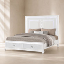 Load image into Gallery viewer, Abigale - Bed & LED Lighting And 2 Drawer Storage Footboard