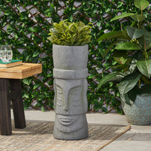 Load image into Gallery viewer, Classic Flower Planter With Magnesium Oxide Material - Stone Gray
