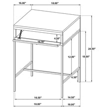 Load image into Gallery viewer, Wyrik - Rectangular Side End Table - Honey