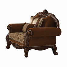 Load image into Gallery viewer, Velvet Damask Club Chair - Brown
