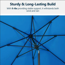Load image into Gallery viewer, Patio Umbrella With Crank Lift And Tilt, UV-Resistant Canopy