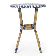 Load image into Gallery viewer, French Bistro Table Outdoor Elegance - White / Blue
